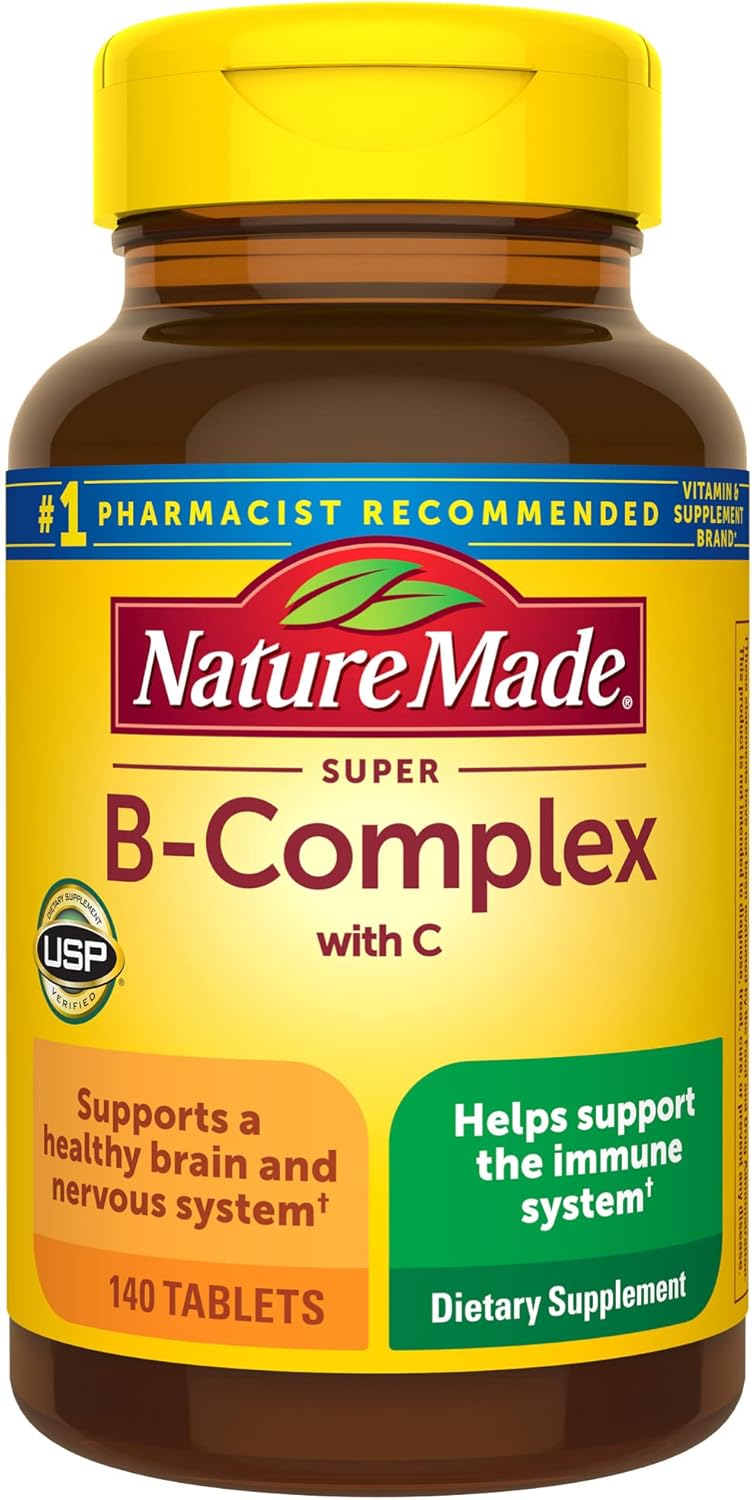 Picture of Nature Made Super B Complex with Vitamin C and Folic Acid-140 counts