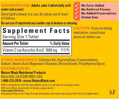 Picture of Nature Made Extra Strength Vitamin C 1000 mg-100 count