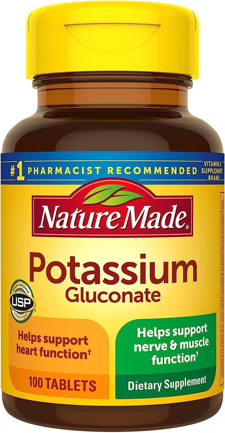 Picture of Nature Made Potassium Gluconate 550mg, 100 tablets
