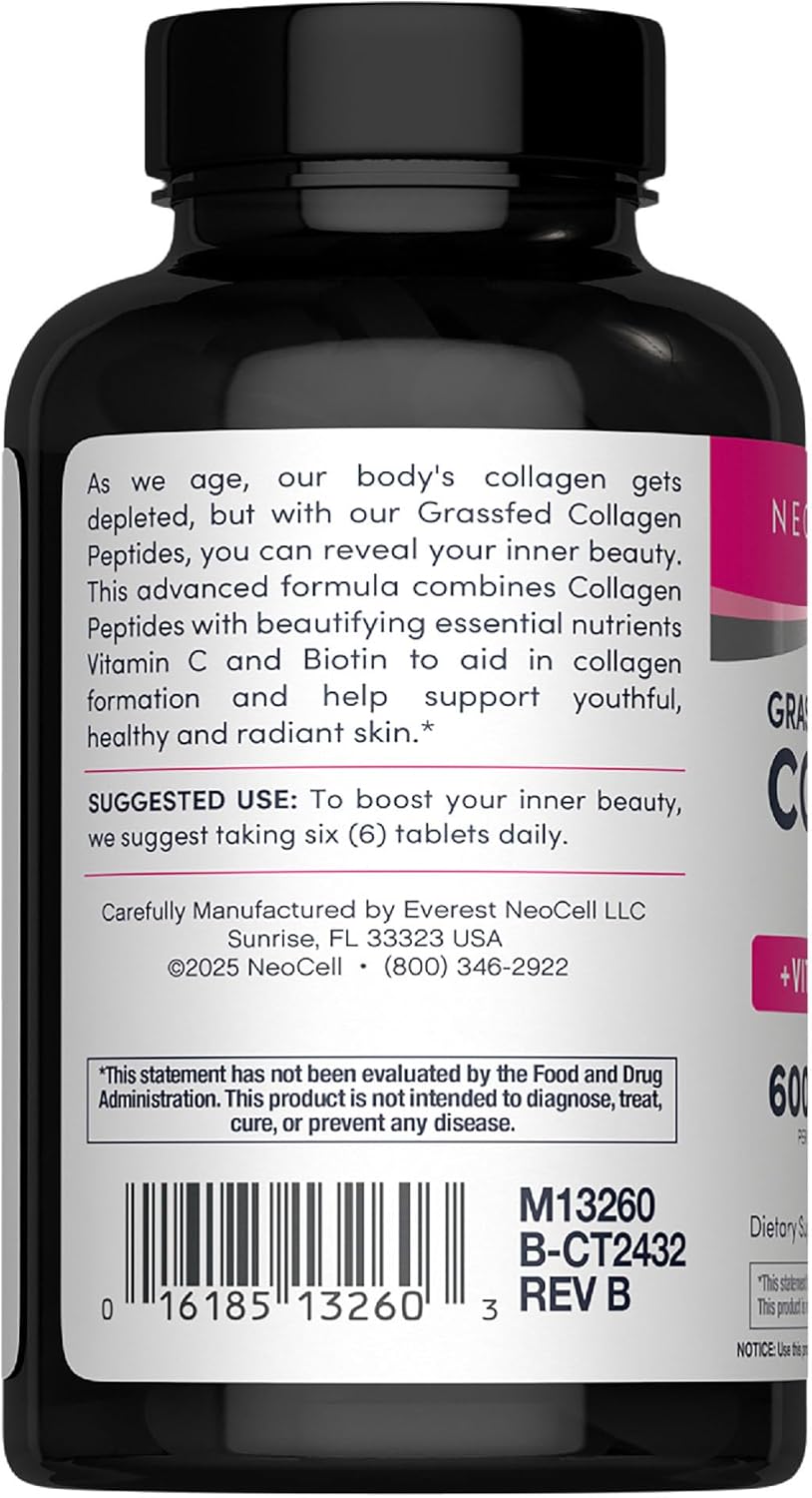 Picture of NeoCell Super Collagen Peptides + Vitamin C & Biotin-180 counts