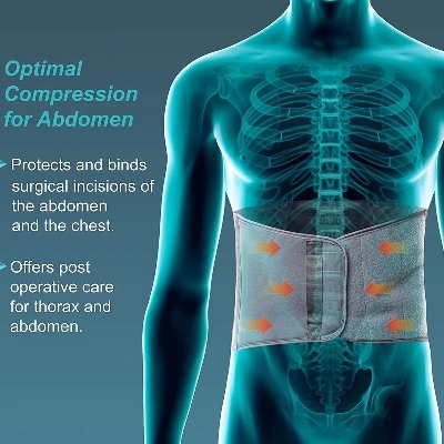 Picture of Abdominal support Binder belt Abdomen Compresses Compression