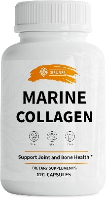 Picture of SIRUNES Organic Marine Collagen Peptides-120 Capsules
