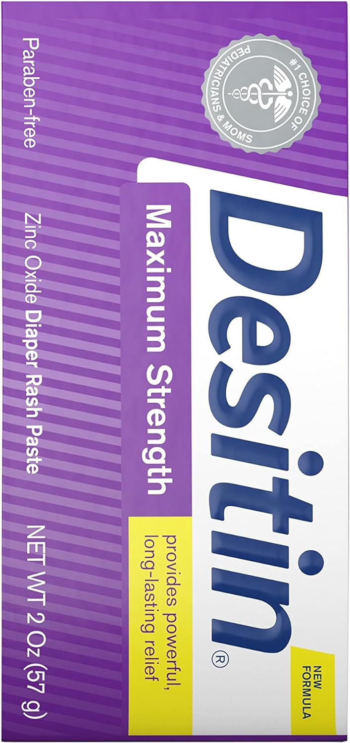 Picture of Desitin Maximum Strength Baby Diaper Rash Cream with 40% Zinc Oxide for Treatment-2oz(canada)