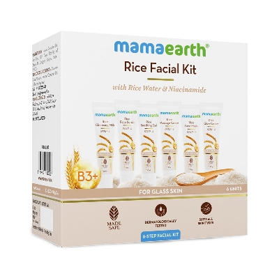 Picture of Mamaearth Rice Facial Kit With Rice Water & Niacinamide for Glass Skin - 60 gram
