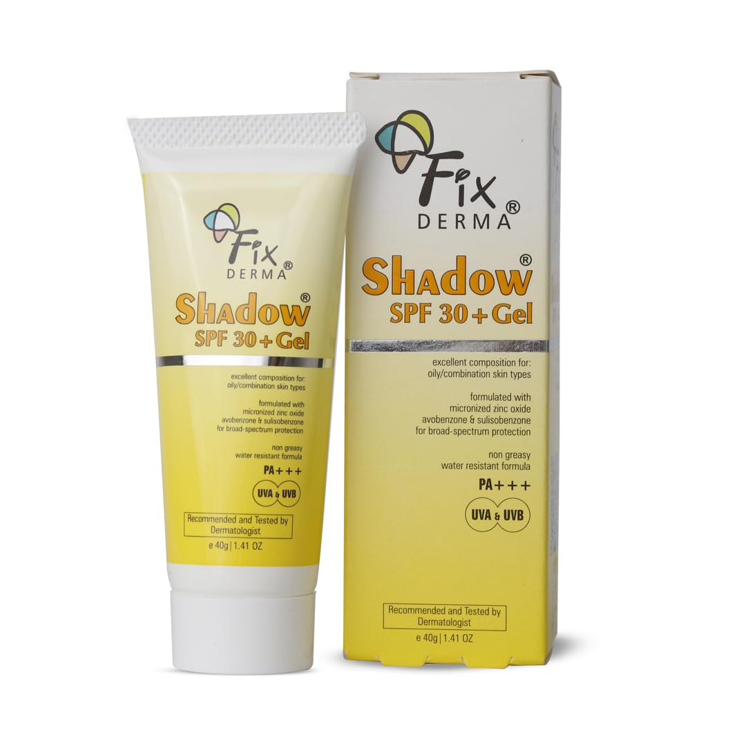 Picture of Fixderma Shadow Sunscreen SPF 30+ Gel | Sunscreen for Oily Skin | Sun Screen Protector SPF 30-40 gram