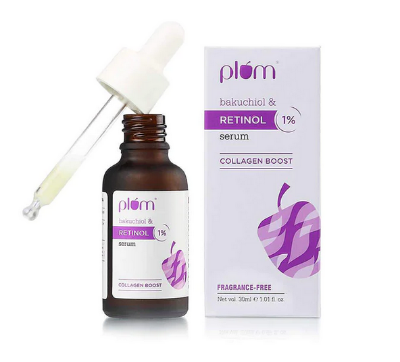 Picture of Plum 1% Retinol Anti-Aging Night Face Serum With Bakuchiol-20 ml