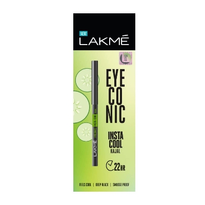 Picture of Lakme Eyeconic Insta Cool Kajal, Black Cooling Kohl Liner with Cucumber