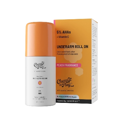 Picture of Chemist at Play UnderArm Roll-On-40 ml (Peach Fragrance)- (seal open box)