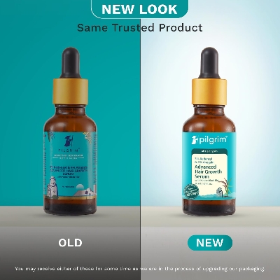 Picture of Pilgrim Redensyl 3% + Anagain 4% Advanced Hair Growth Serum With Natural Ingredients For Unisex-30ml