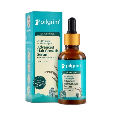 Picture of Pilgrim Redensyl 3% + Anagain 4% Advanced Hair Growth Serum With Natural Ingredients For Unisex-30ml
