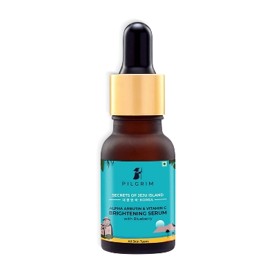 Picture of Pilgrim Korean 2% Alpha Arbutin & 3% Vitamin C Brightening Face Serum (Mini - 5 ml) for glowing skin