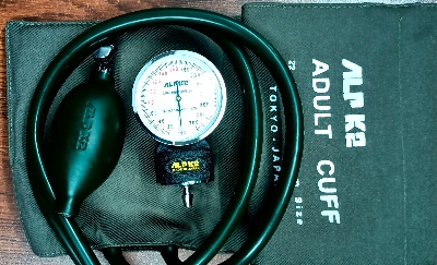 Picture of B P Machin /Blood pressure Monitoring Machine with Stethoscope Full Set  -Japan
