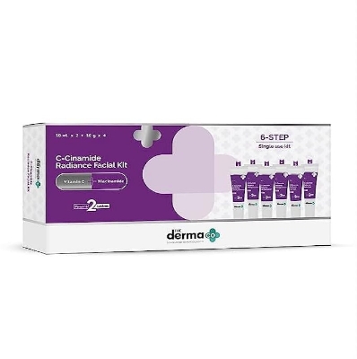 Picture of The Derma Co C-Cinamide Radiance Facial Kit With Vitamin C & Niacinamide For Radiant Skin, Cream
