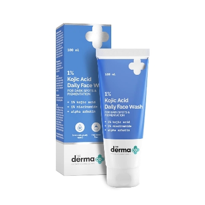 Picture of The Derma Co 1% Kojic Acid Face Wash with Niacinamide & Alpha Arbutin For Dark Spots & Pigmentation - 100ml