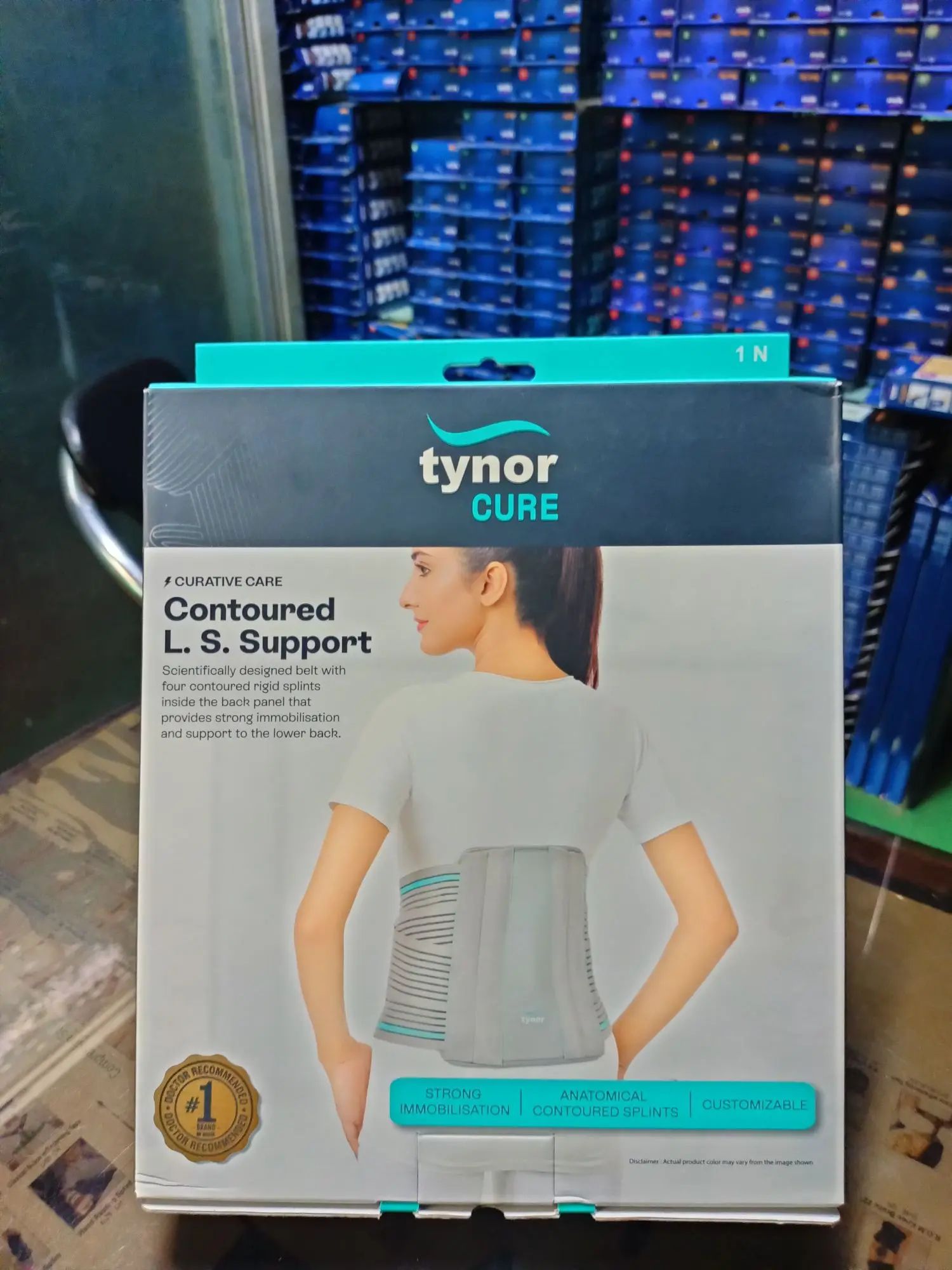 Picture of Tynor Contoured L S support | Back pain Adjustable relief belt