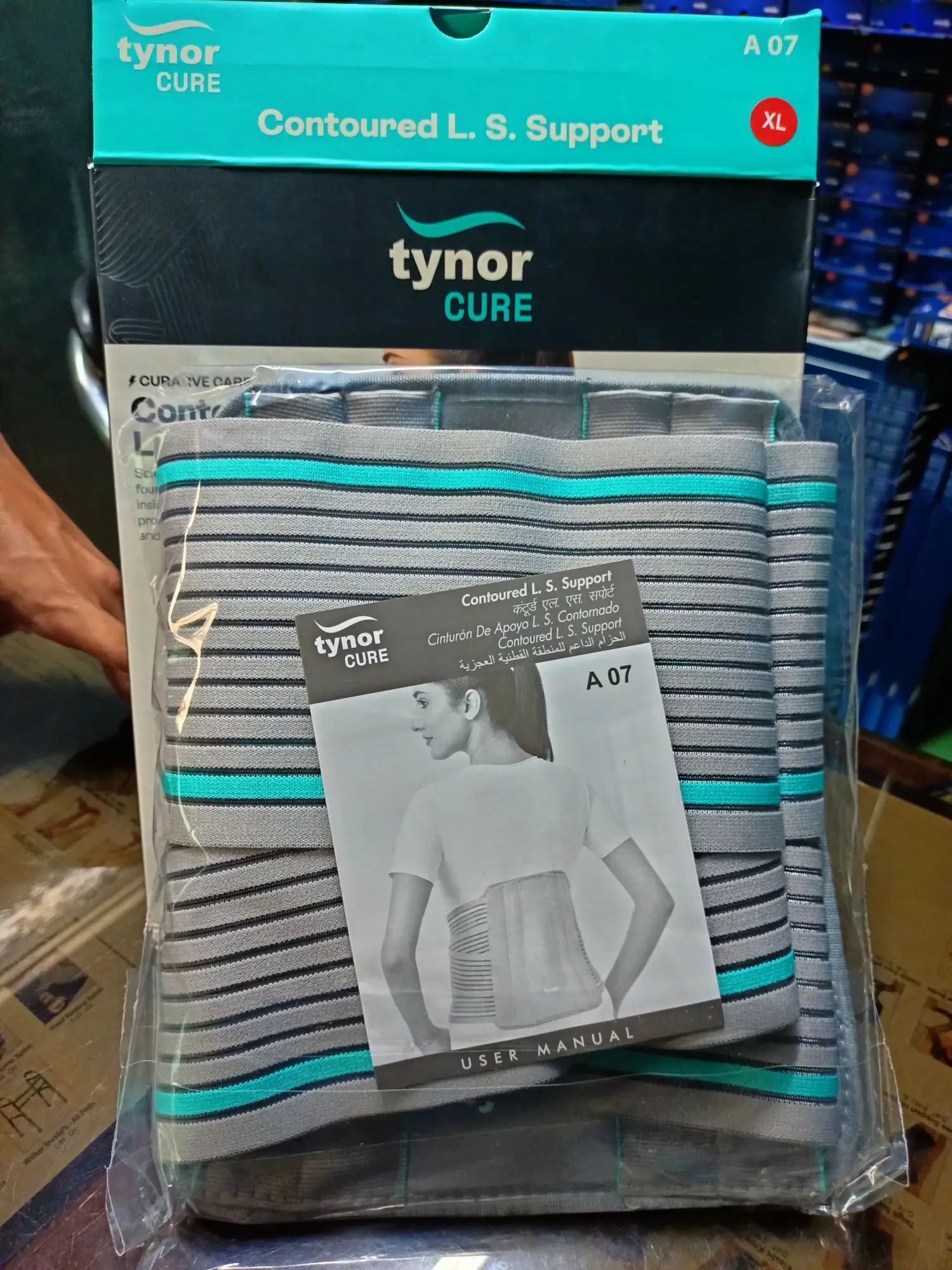 Picture of Tynor Contoured L S support | Back pain Adjustable relief belt