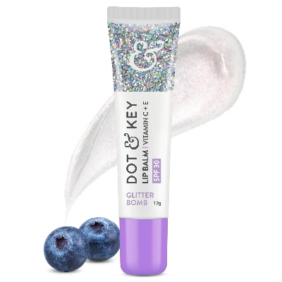 Picture of Dot & Key Lip Balm Vitamin C + E SPF 30 + Glitter Bomb-12 gram