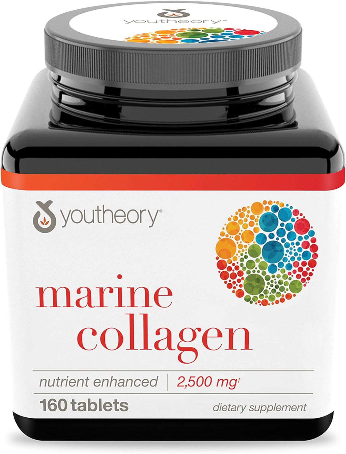 Picture of Youtheory Marine Collagen with 18 Amino Acids-160 Counts