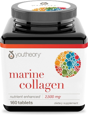 Picture of Youtheory Marine Collagen with 18 Amino Acids-160 Counts