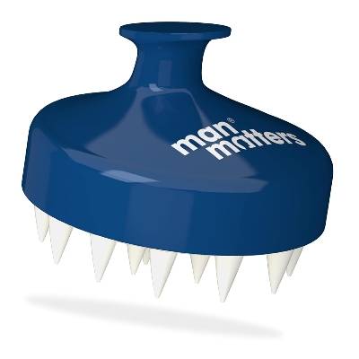 Picture of Man Matters Hair Scalp Massager Shampoo Brush | Soft Silicone Bristles for Deep Scalp Cleaning | Exfoliates & Stimulates Scalp | Reduces Dandruff & Itchiness | Lightweight & Comfortable Grip
