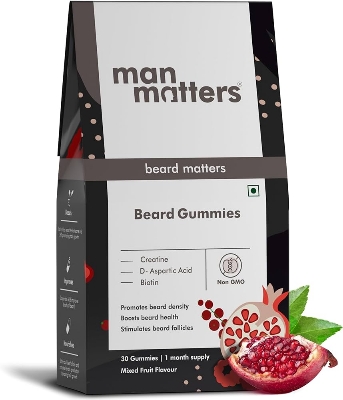 Picture of Man Matters Beard Gummies for Men-30 Gummies