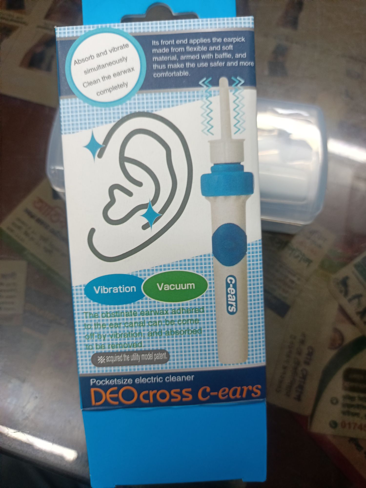 Picture of Absorb and vibrate simultaneously clean the earwax completely
