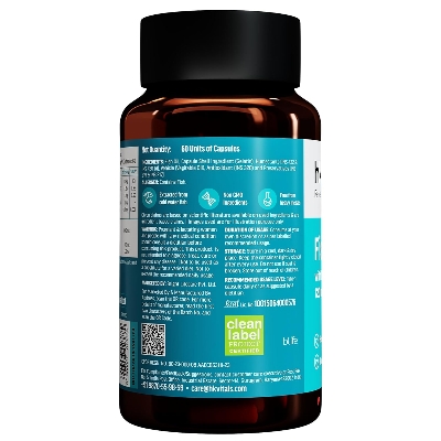 Picture of HealthKart FishOil Capsule For Men And Women, 60 Omega 3 Fish Oil Capsules (1000mg Omega 3 with 180 mg EPA & 120 mg DHA), for Brain, Heart, Eyes, and Joints Health