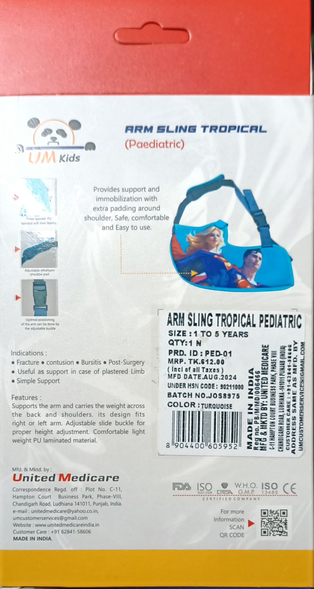 Picture of Arm sling tropical(paediatric)