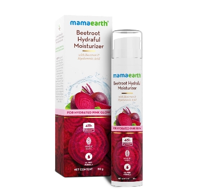 Picture of Mamaearth Beetroot Hydraful Moisturizer Lotion With Beetroot&Hyaluronic Acid For Hydrated Pink Glow -50 Ml