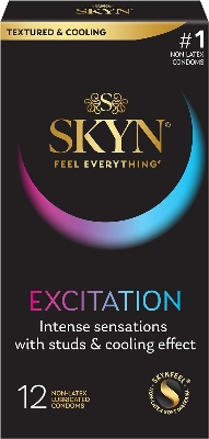 Picture of SKYN Excitation  Lubricated  Latex Free Condoms -12 condoms
