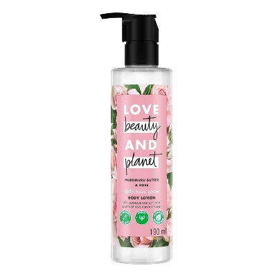 Picture of Love Beauty & Planet Murumuru Butter & Rose Daily Moisturising Lotion|Instant Glow|All Skin Types|Paraben free|190ml