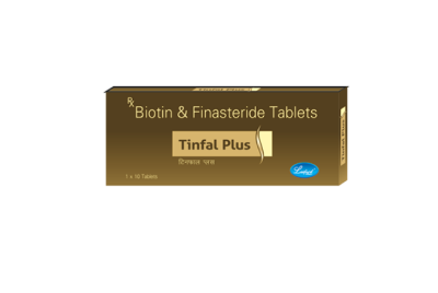 Picture of Tinfal Plus Biotin Finasteride Tab for hair growth treatment-10 counts