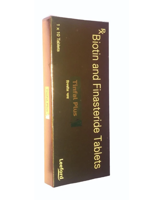 Picture of Tinfal Plus Biotin Finasteride Tab for hair growth treatment-10 counts