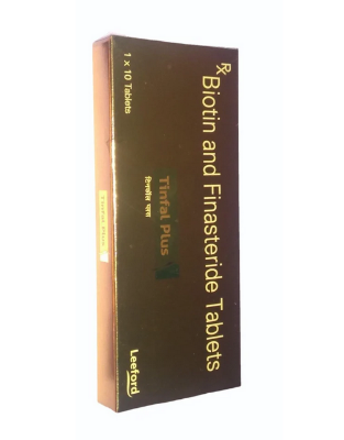 Picture of Tinfal Plus Biotin Finasteride Tab for hair growth treatment-10 counts