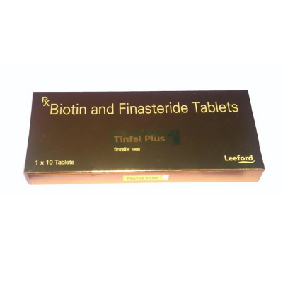 Picture of Tinfal Plus Biotin Finasteride Tab for hair growth treatment-10 counts