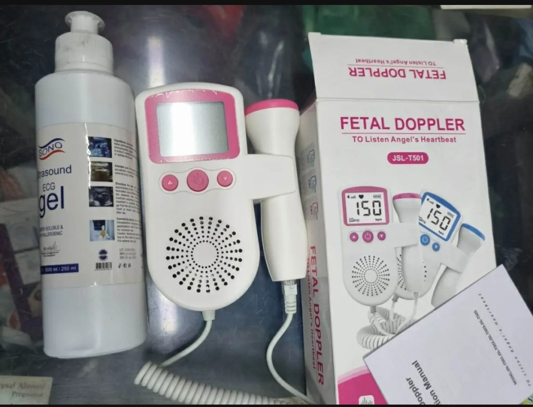 Picture of Fetal Doppler Heart Rate Monitor Baby Fetal Sound Heart Detector with LCD display