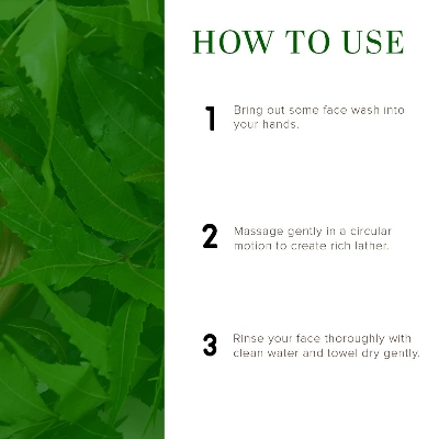 Picture of Khadi Natural Neem & Tea Tree Herbal Face Wash | Herbal Face Wash for Glowing Skin | Face Wash for Controlling Acne | Paraben & Sulphate-Free | Suitable for All Skin Types 210ml