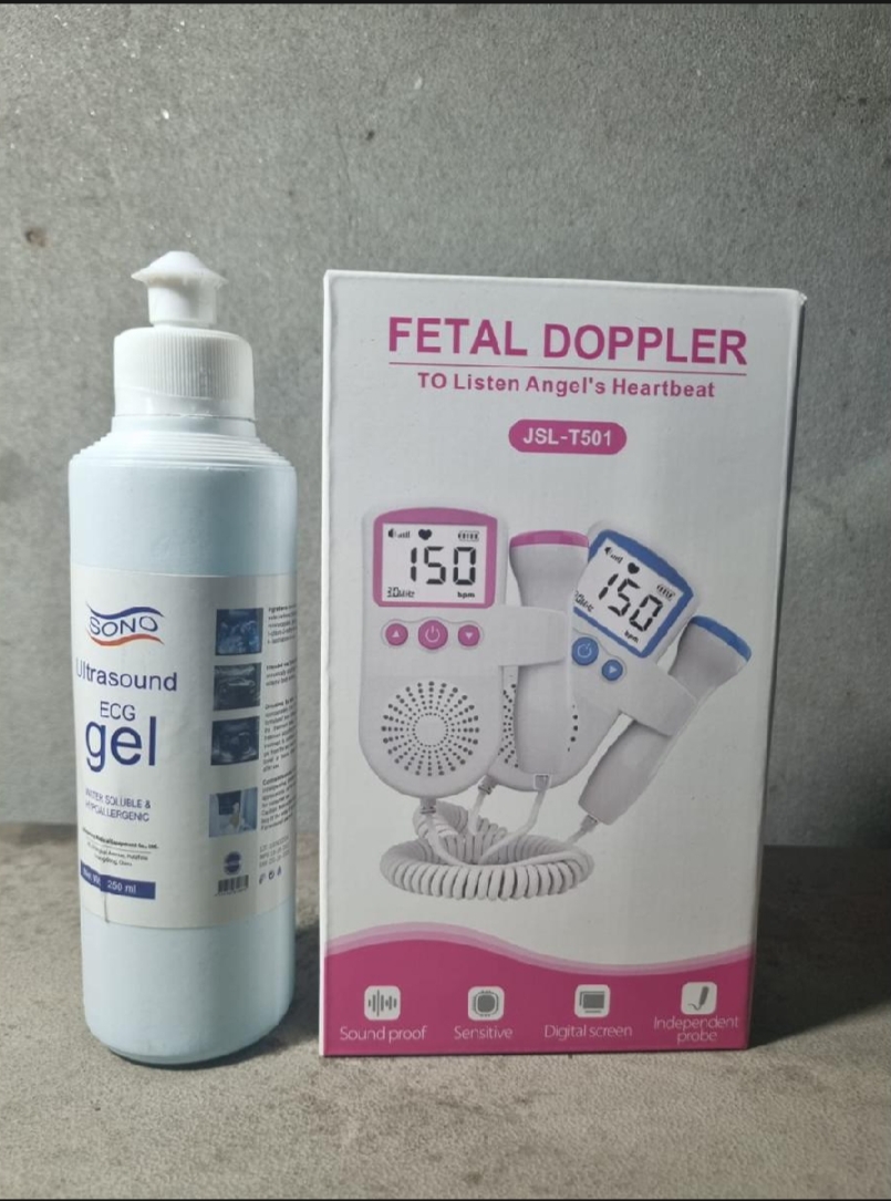 Picture of Fetal Doppler Heart Rate Monitor Baby Fetal Sound Heart Detector with LCD display