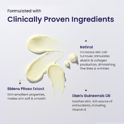 Picture of RE' EQUIL 0.1% Retinol Night Cream | Repairs Wrinkles & Fine Lines | Improves Skin Firmness | Beginner Friendly | All Skin Types | 30G