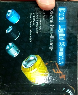 Picture of Dual Light Source Zoom Headlamp 2Bulds light