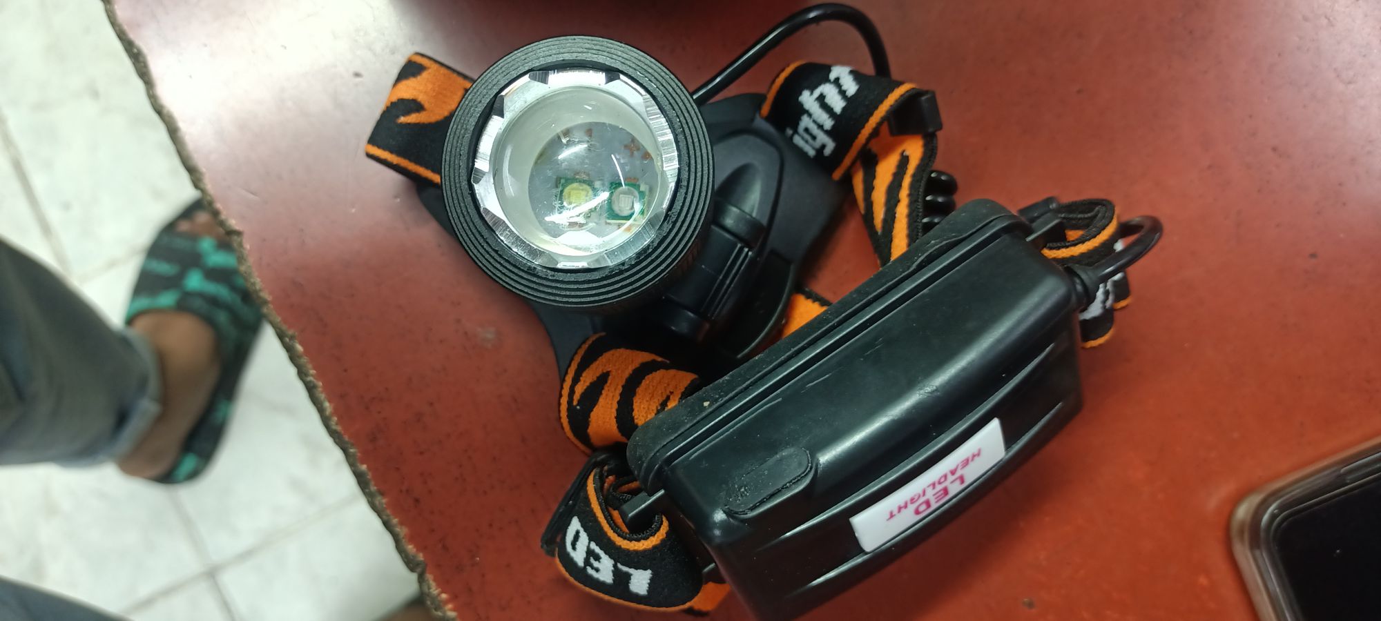 Picture of Dual Light Source Zoom Headlamp 2Bulds light
