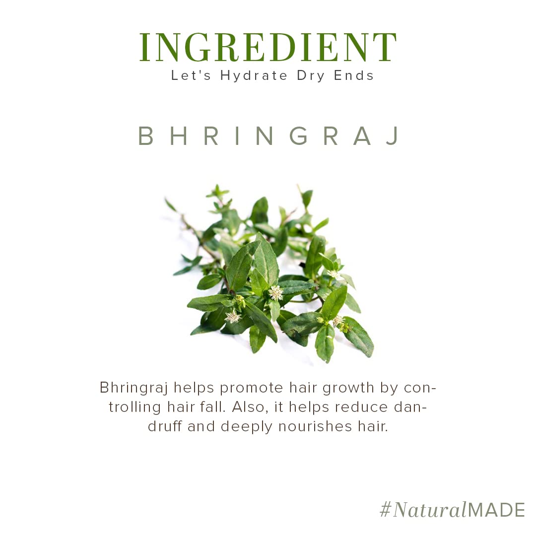 Picture of Khadi Natural Bhringraj Hair Oil For Controlling Hair Fall, Nourishing Oil For Healthy Hair Growth, Paraben & Silicone-Free Suitable For All Hair Types, 210ml