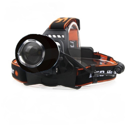Picture of Rechargeable Led Headlight Dual Light Zoom Headlamp for using in OT Cycling BK Riding and Fishing

  