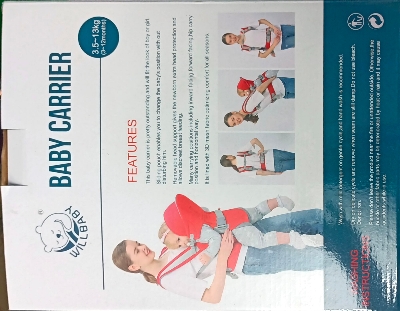 Picture of Baby Carrier It is Lined with 3D mesh fabric Optimizing Comfort for all seasons