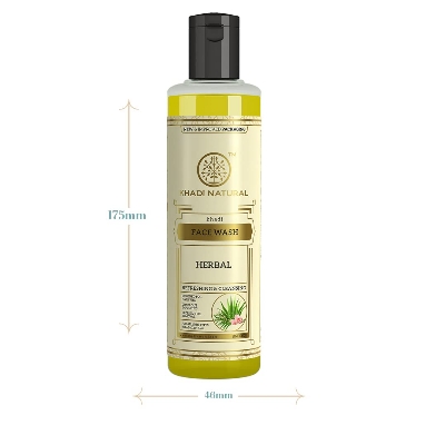 Picture of Khadi Natural Ayurvedic Herbal Face Wash | Refreshing Face Wash for Every Day Use | Face Wash for Controlling Excess Oil | Suitable for All Skin Types | 210ml