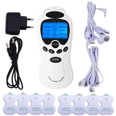 Picture of 8 Models Electric herald Tens Muscle Stimulatar Ems Acupuncture Body Massage Digital Therapy Machine Electrostimulator
