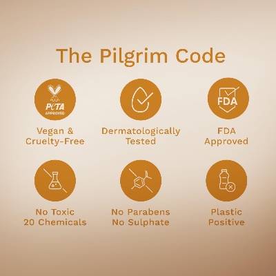 Picture of Pilgrim 24k Gold Gel Moisturizer with Hyaluronic Acid & Alpha Arbutin for men & women 50gm | Moisturizer for face | Reduces dark spots | Gives luxurious glow | Non-greasy