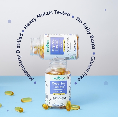 Picture of Neuherbs Deep Sea Omega 3 Fish Oil - 30 Softgel for Men and Women