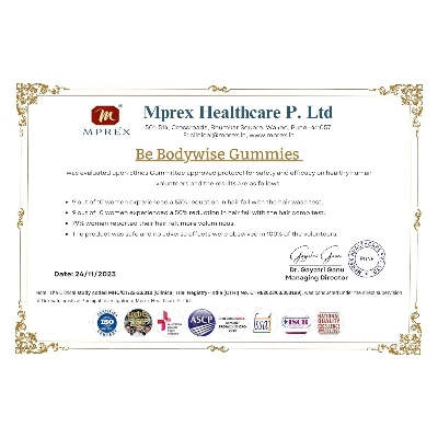 Picture of Be Bodywise Biotin Hair Gummies for Stronger, Shinier Hair & Nails | 30 Day Pack