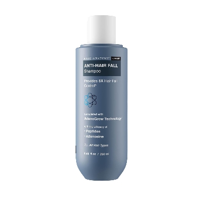 Picture of Bare Anatomy Anti Hair Fall Shampoo|5x Hair Fall Control & Growth|Contains Biotin Adenosine, & Peptides| For All Hair Types | For Women & Men | 250ml